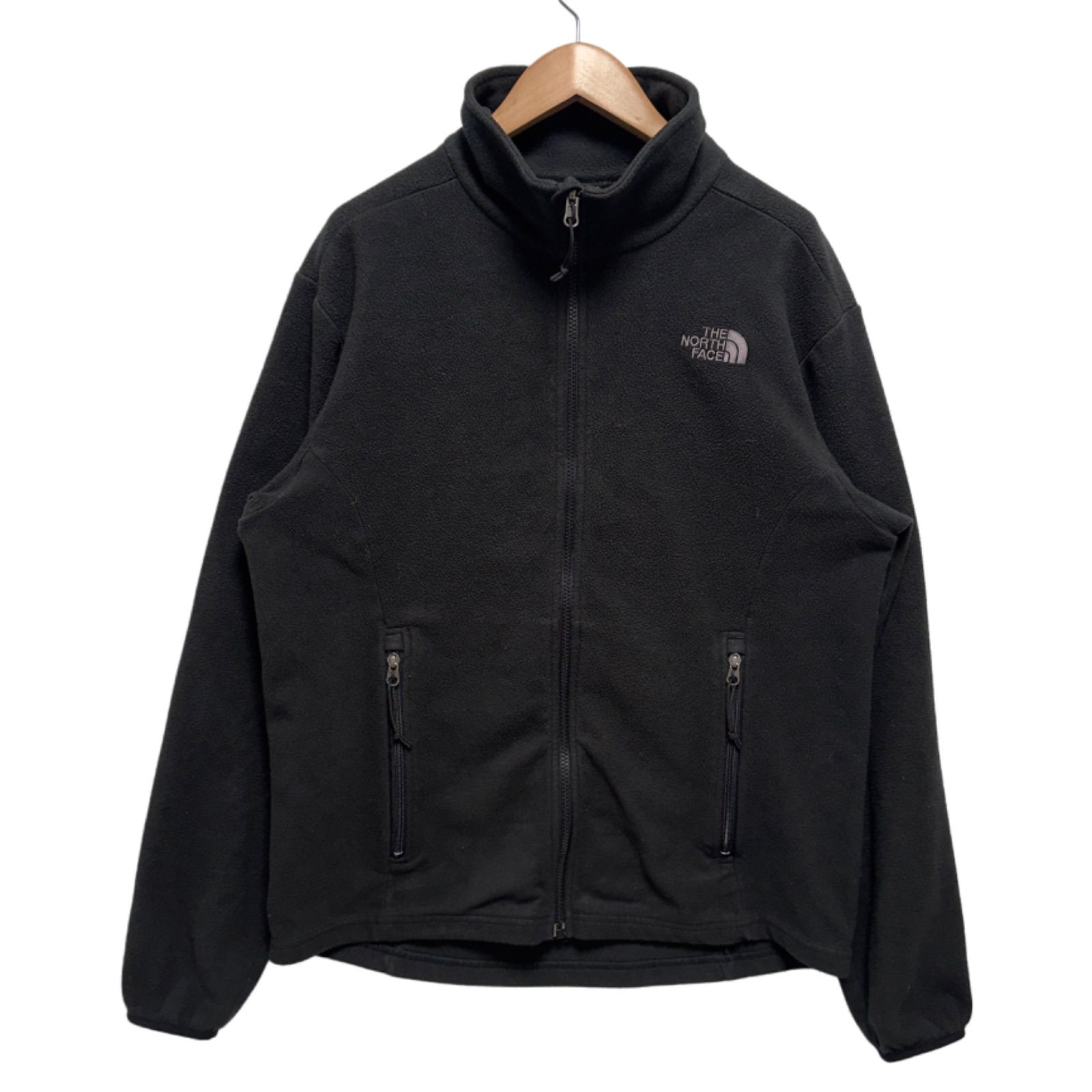 ノースフェイス THE NORTH FACE Mサイズ フリースジャケット フリース 黒 ブラック 古着 Z101C901