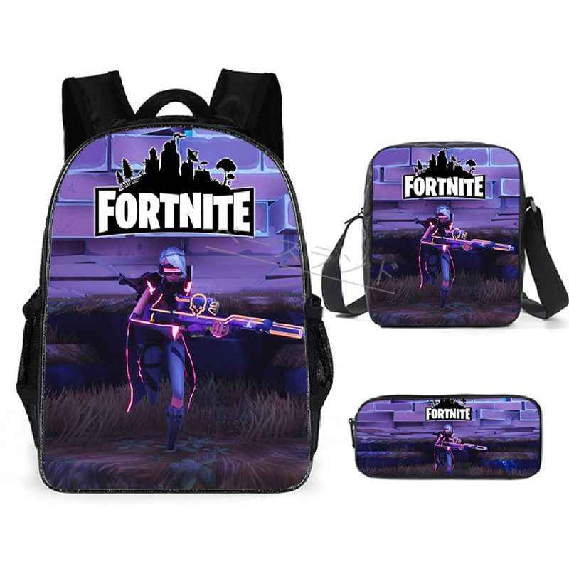 リュック 通学 子供 3点セット FORTNITE フォートナイトグッズ バックパック ショルダーバッグ 筆箱 ペンケース 入学 通園 萌えグッズ おしゃれ