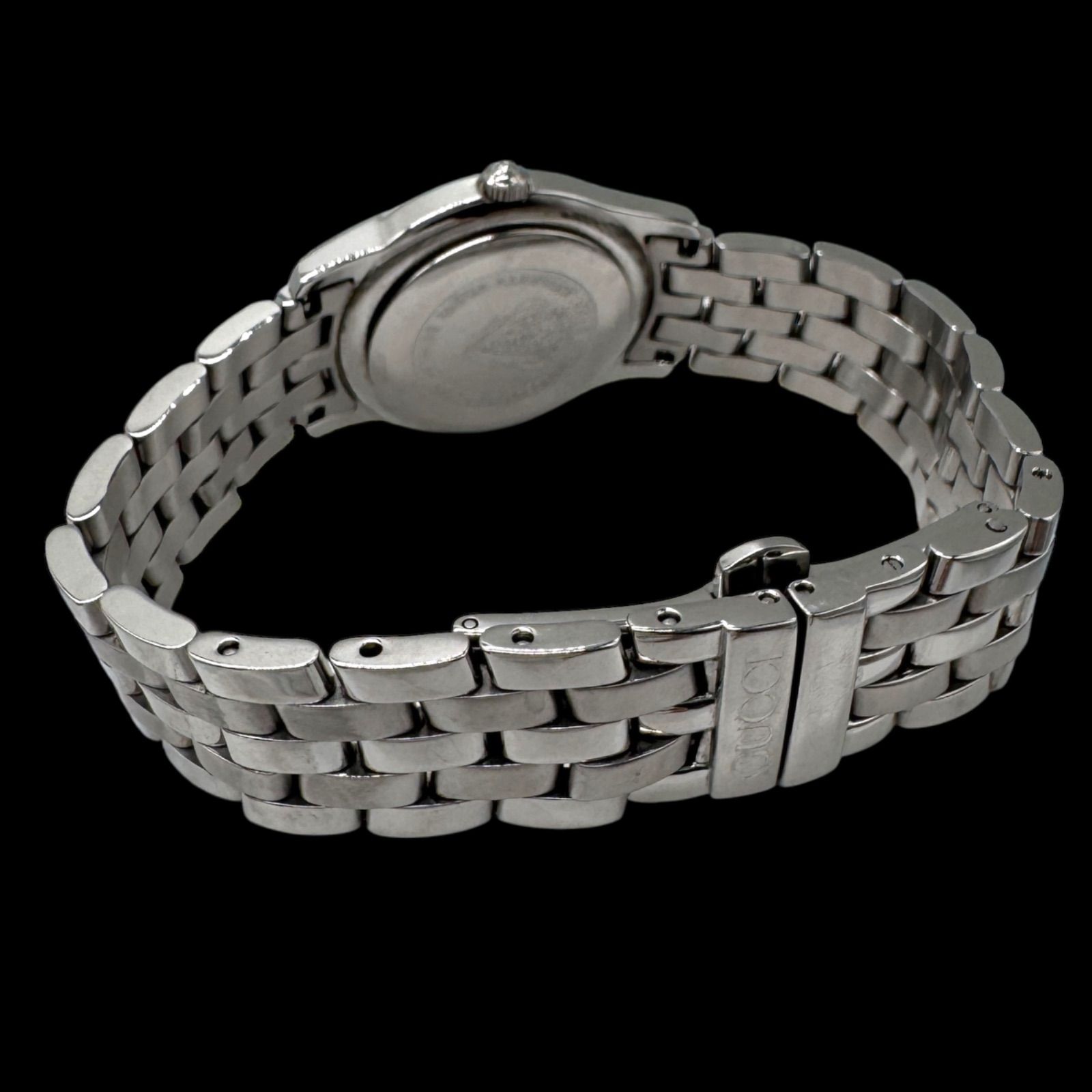 GUCCI GUCCI グッチ 5500L レディース腕時計 黒文字盤 - 稼働品 GUCCI 