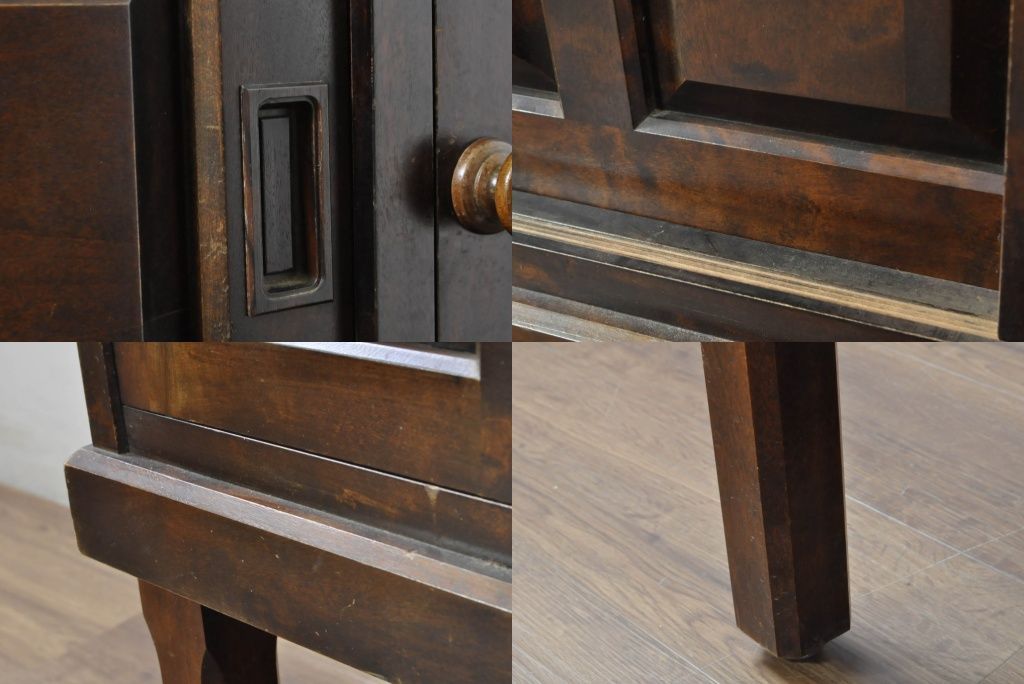 ☆事前問合せ必須☆ 北海道民芸家具 下駄箱 中古 希少 廃盤品 サイド