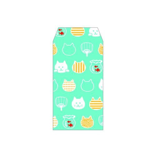 文房具・事務用品 (まとめ）#大阪フロンティア ポチ袋 ふわり 夏ぽち袋