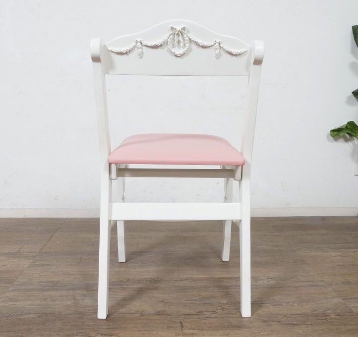 ホワイト キッズチェア