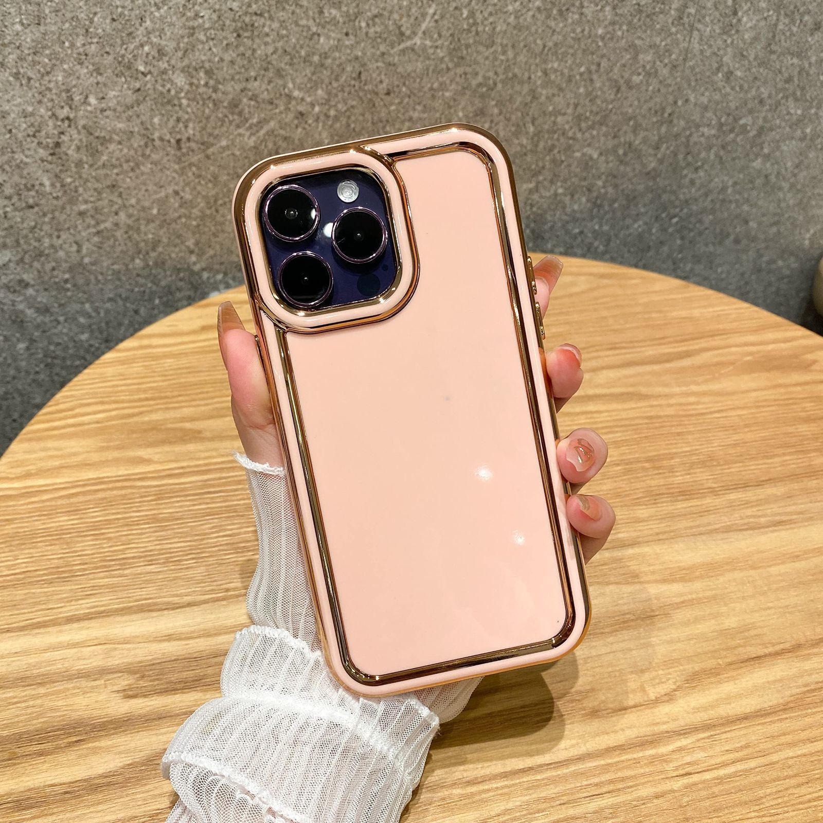 【数量限定】メッキ加工 可愛い 14ケース おしゃれ 14ケース 薄型 いPhone 軽量 人気 iPhone iPhone 14ケース スマホケース TPU ソフトケース シリコンカバー シンプル ストラップホール付き