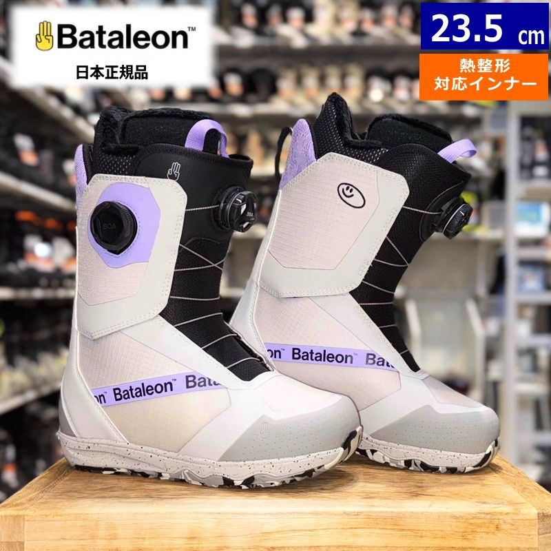 24-25 BATALEON Mosh BOA Virtual Grape 23.5cm バタレオン モッシュ レディース スノーボードブーツ 日本