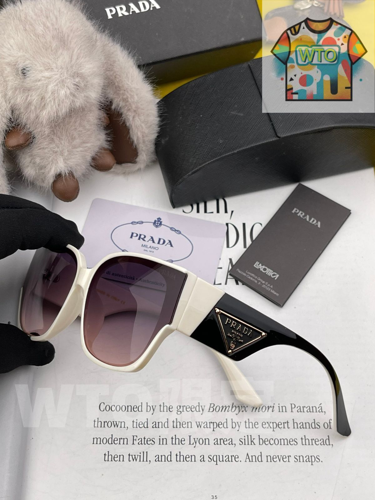 Prada 今日限定特価！】プラダ クラシックな四角形デザインの