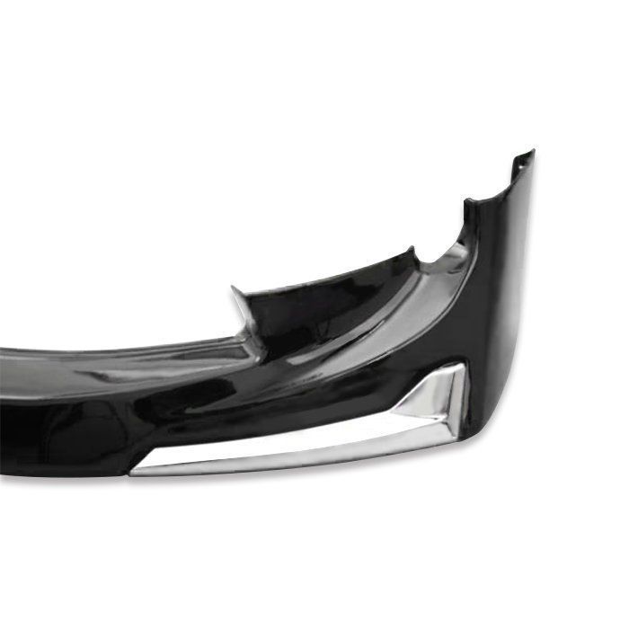 20系 ヴェルファイア 後期 202 ブラック 塗装済み フロント リップ スポイラー メッキ ガーニッシュ 付き FFCRYSTALESIA_COM