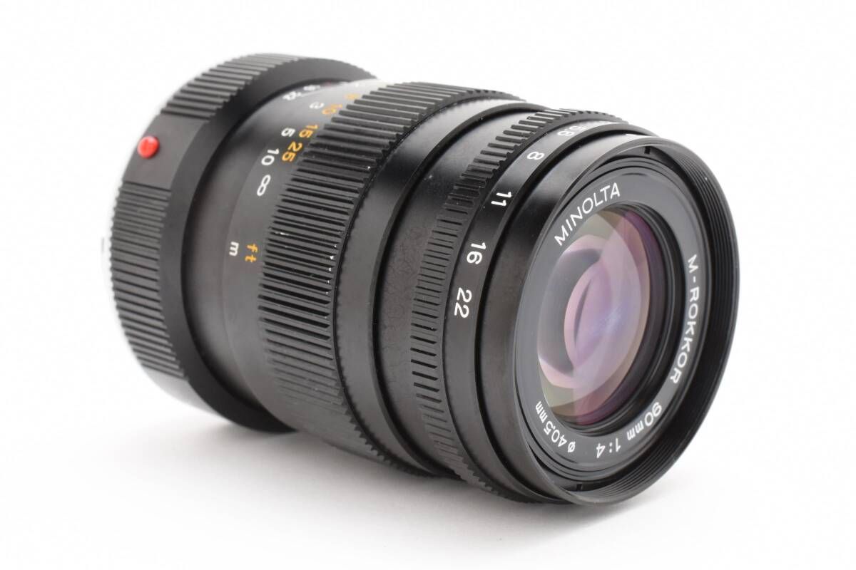 ミノルタ　Minolta M-ROKKOR 90mm f4 （ライカMマウント） MINOLTA ミノルタ M-ROKKOR 90mm F4 ロッコール ライカ M