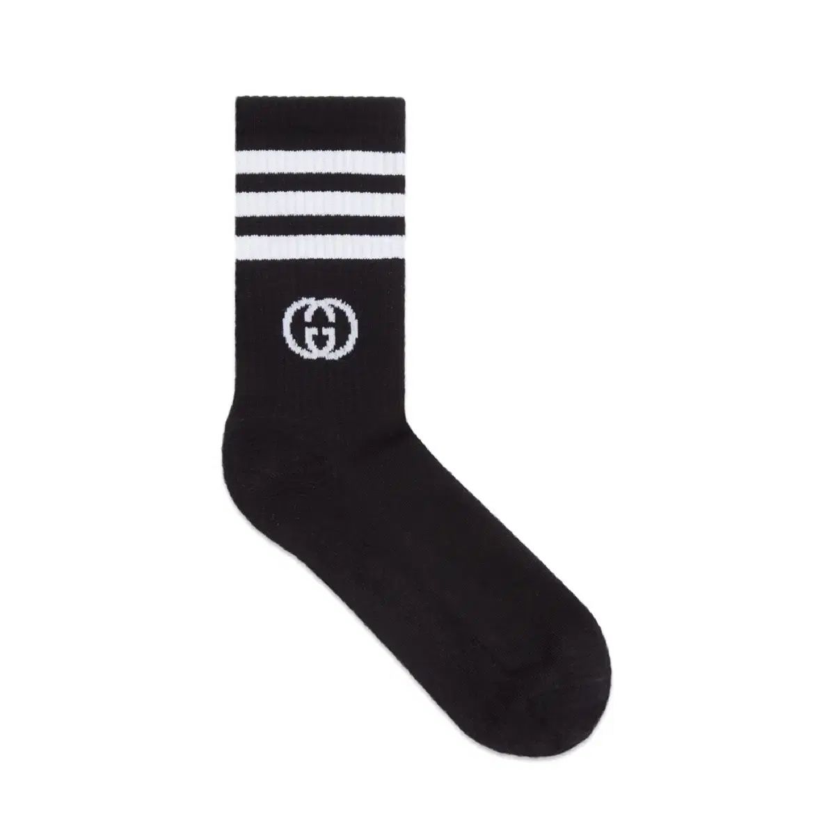 新品未使用 GUCCI×アディダス ハイソックス 靴下 Mサイズ 新品 GUCCI(グッチ) Adidas(アディダス) ソックス 靴下 ブラック