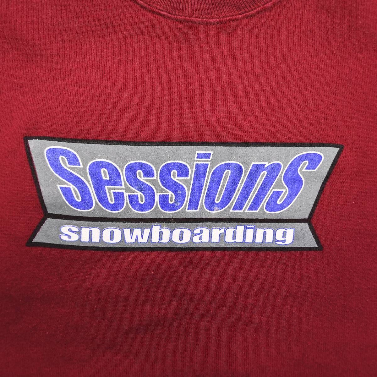 sessions セッションズ　スウェット　80s 90s USA製 90s ヴィンテージ USA製 セッションズ SESSIONS ロゴ プリント