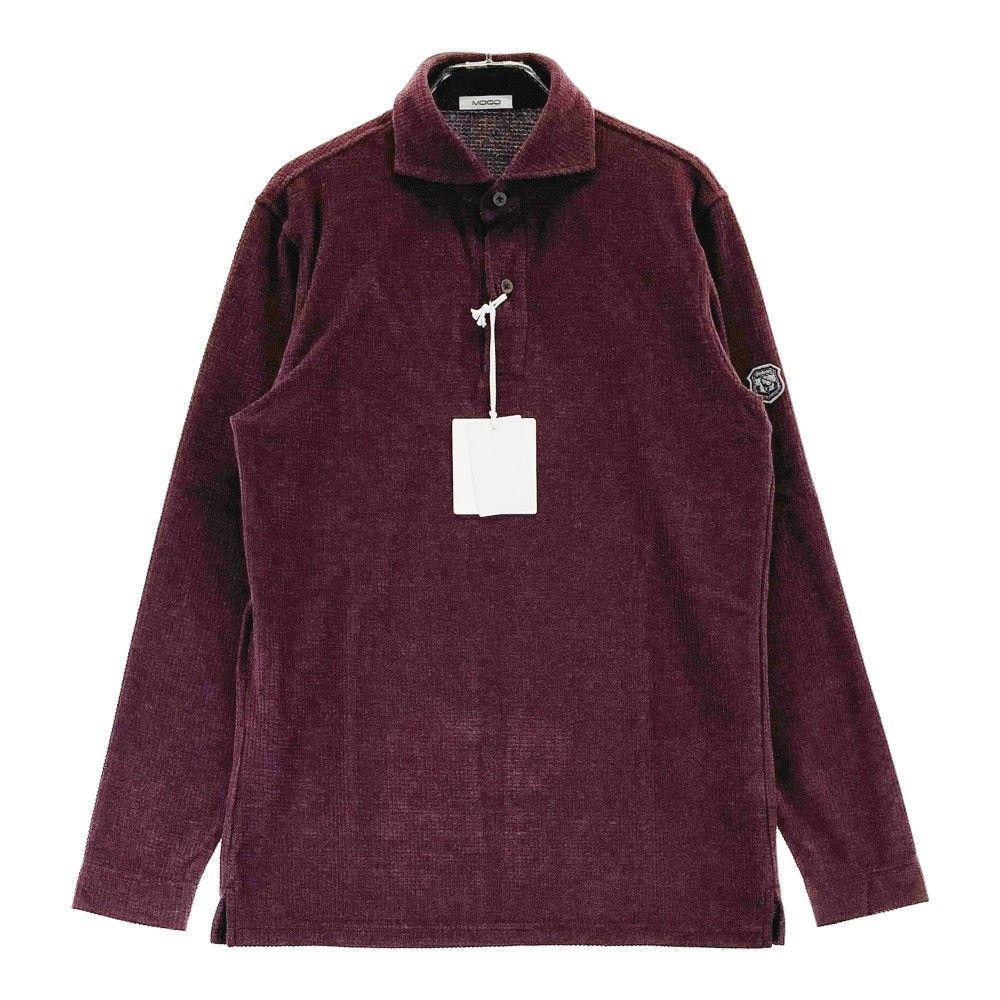 サイズ：48 MOCO モコ 21-2202913 半袖ポロシャツ  パープル系 [240101345329]# ゴルフウェア メンズ ストスト
