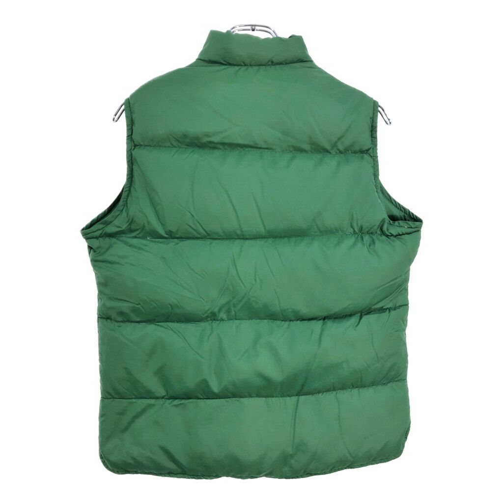 70年代 L.L.Bean エルエルビーン ダウンベスト ヴィンテージ アウトドア グリーン レディース M相当 古着 V6510
