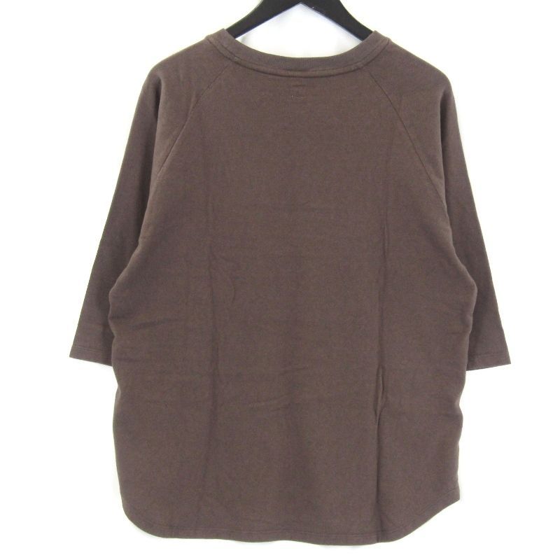 ♥ TROPHY CLOTHING トロフィークロージング 88|12 RELAX FIT BB TEE TR25SS-209 五分袖Tシャツ ブラウン M タグ付き 65008934
