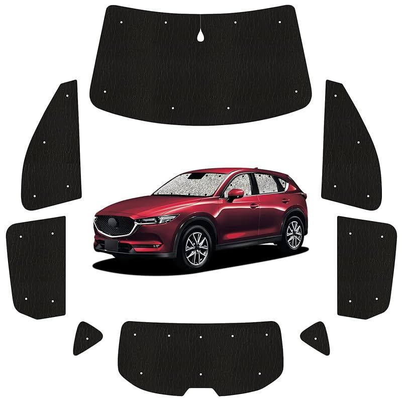 趣味職人 サンシェード シームレス ライト 車 CX-5 KF系 CX-5 専用 カーテン 車中泊 グッズ 対応 『05s-f013-sa』 1