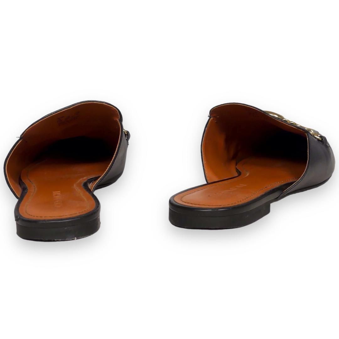 COACH コーチ サンダル 25 本革 レザー スリッパ ローファーX7216