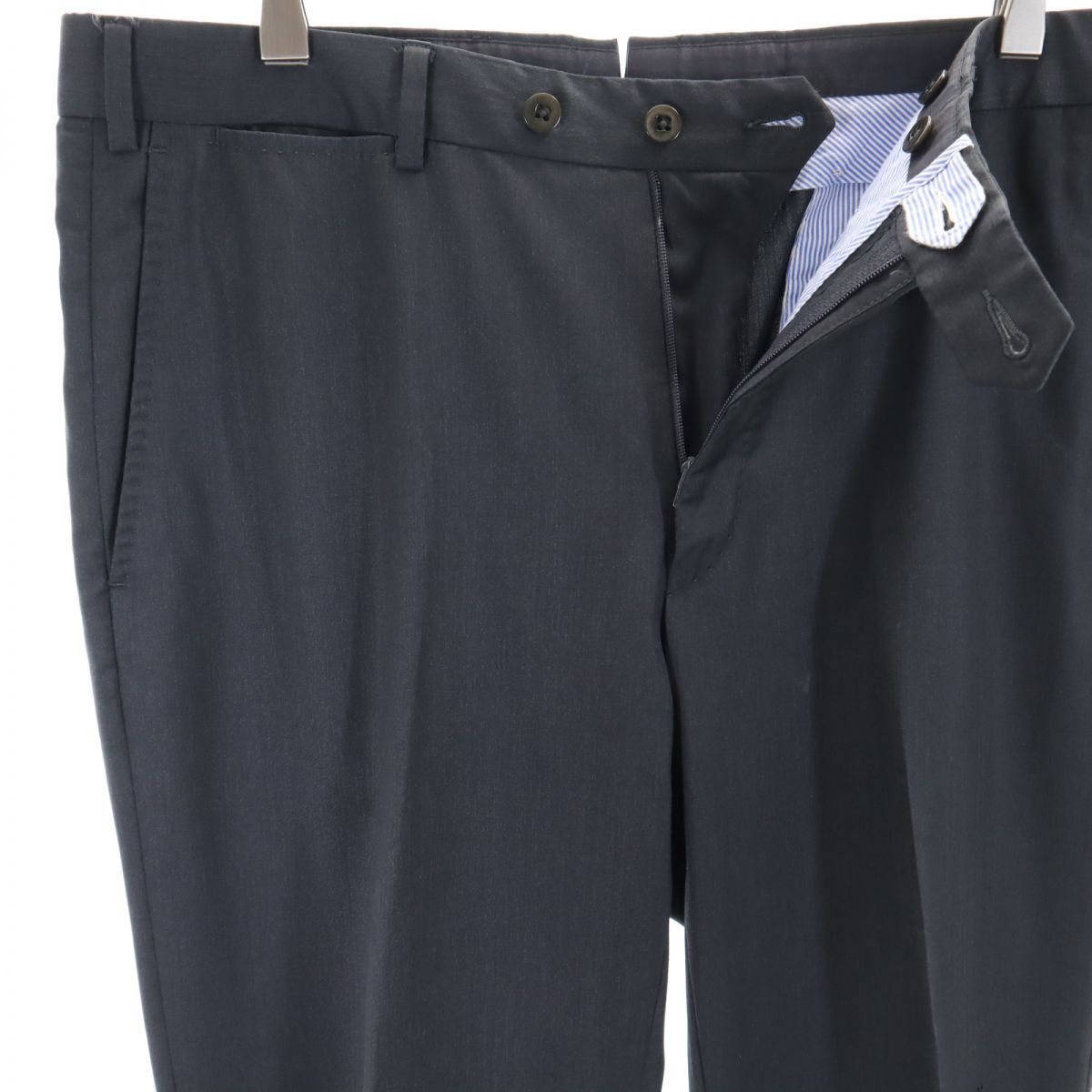 エルメネジルドゼニア ウール スラックスパンツ 48 グレー系