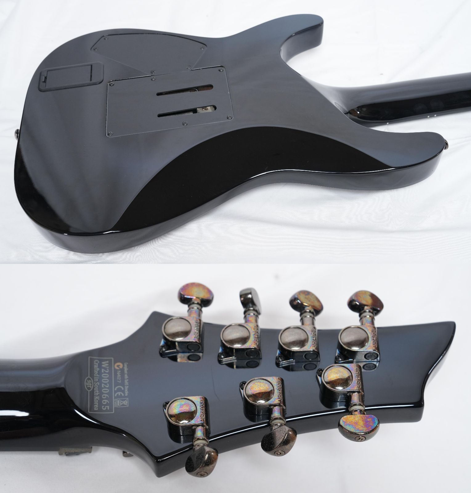 2024年製 美品 Schecter AD-C-7 EMG PU搭載 7弦ギター Schecter AD-C-7 EMGピックアップ搭載コイルタップ付 7弦ギター