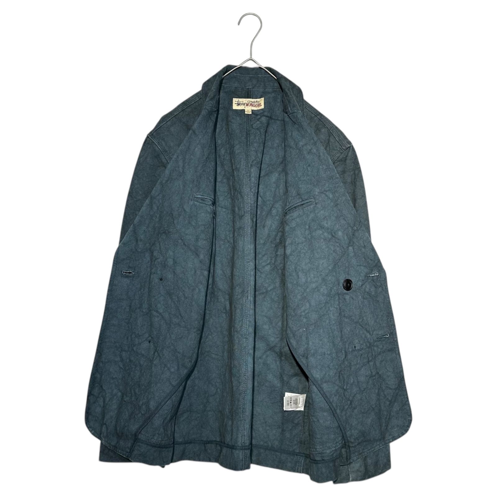 STUSSY(ステューシー) CANVAS DOUBLE BREASTED JACKET キャンバス 