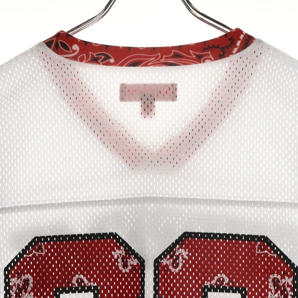 Supreme ベースボールジャージ ホワイト/レッド Supreme ベースボールジャージ ホワイト/レッド Supreme ベースボール