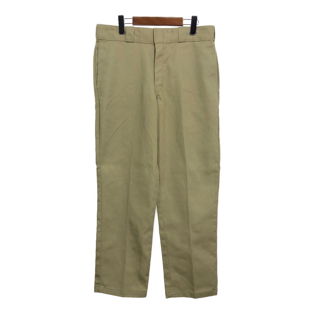 Dickies ディッキーズ 874 ワークパンツ ベージュ (メンズ W34 L31) 中古 古着 R8538
