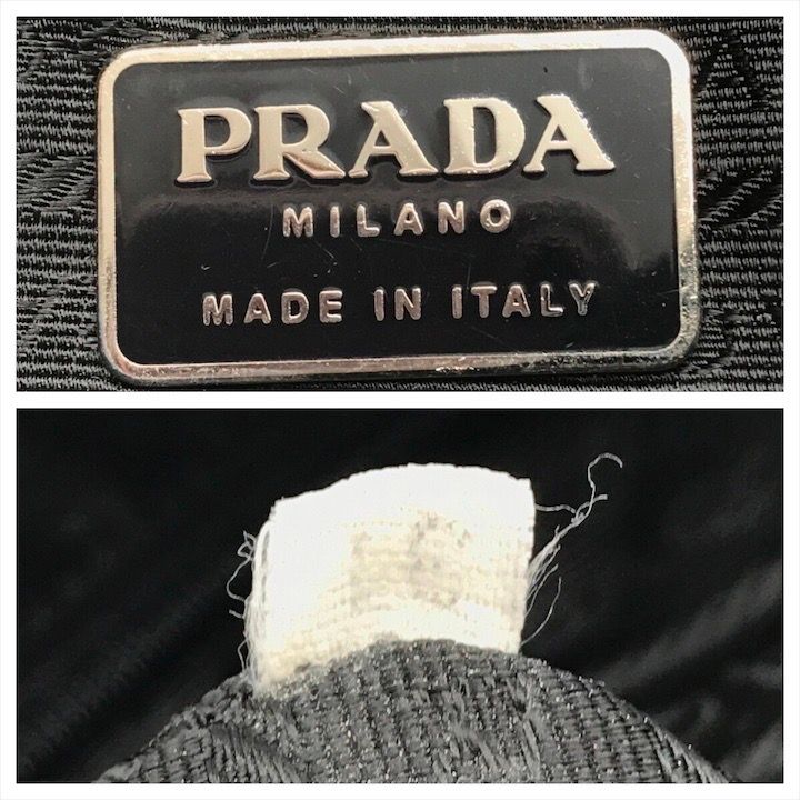 良品 PRADA プラダ メッセンジャー ショルダー バッグ ナイロン