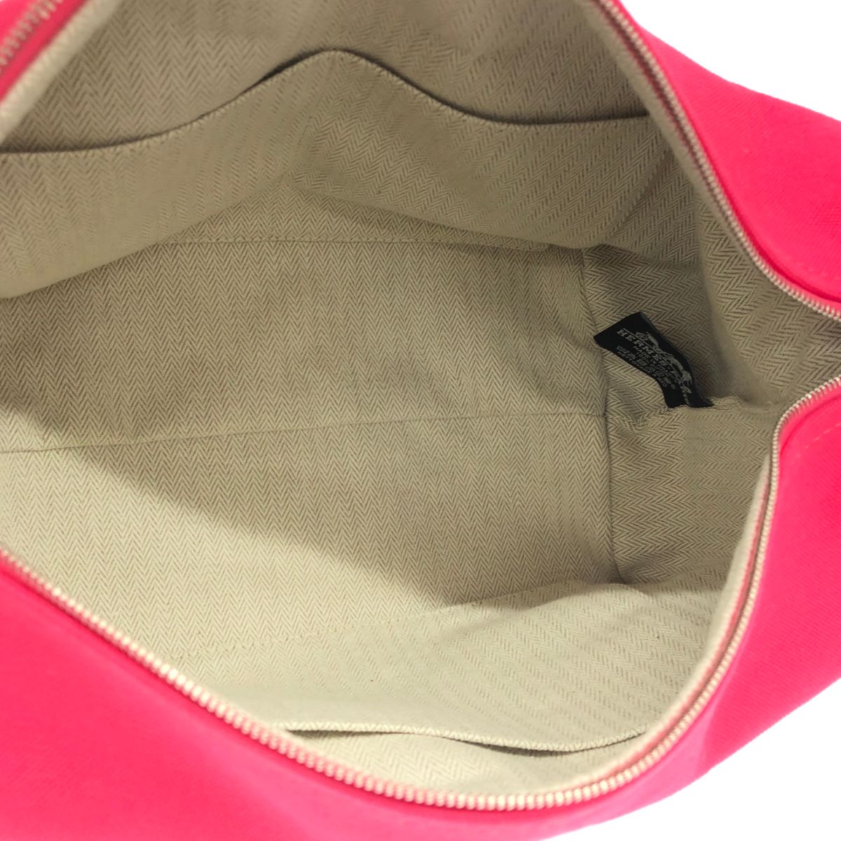 HERMES エルメス ポーチ/ブリッド・ア・ブラック/GM キャンバス ピンク