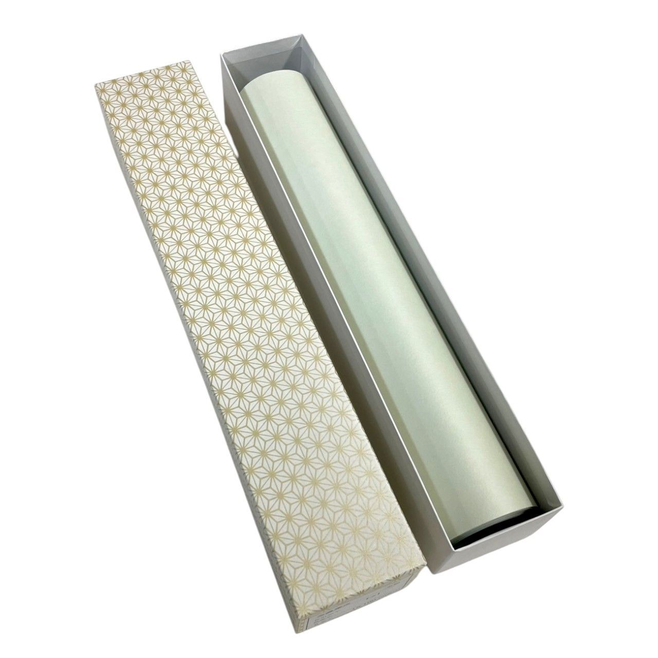 美濃雁皮 半切 水色 具引加工 5枚入 | 鮮やかな色染め 加工紙