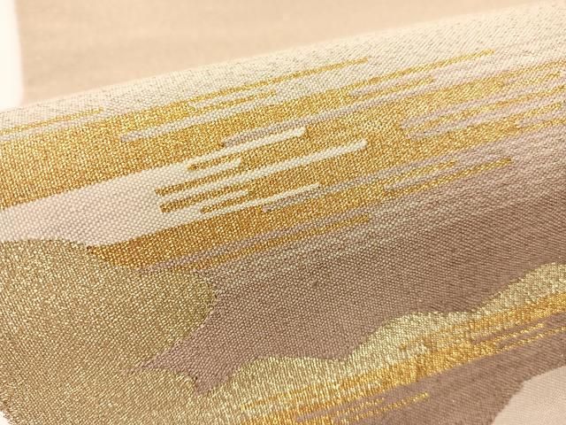 平和屋着物○爪掻き本綴れ 八寸名古屋帯 雲取り霞文