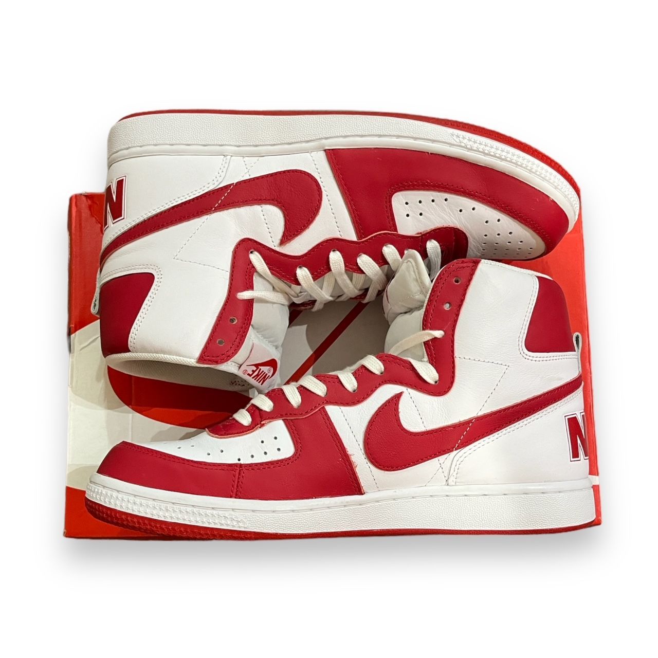 国内正規 NIKE TERMINATOR HIGH WHITE/UNIVERSITY RED ナイキ 