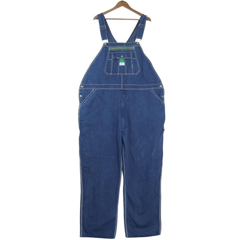 LIBERTY リバティー デニムオーバーオール メンズW50 実寸約W50 L30.5 ブルー hps-0060