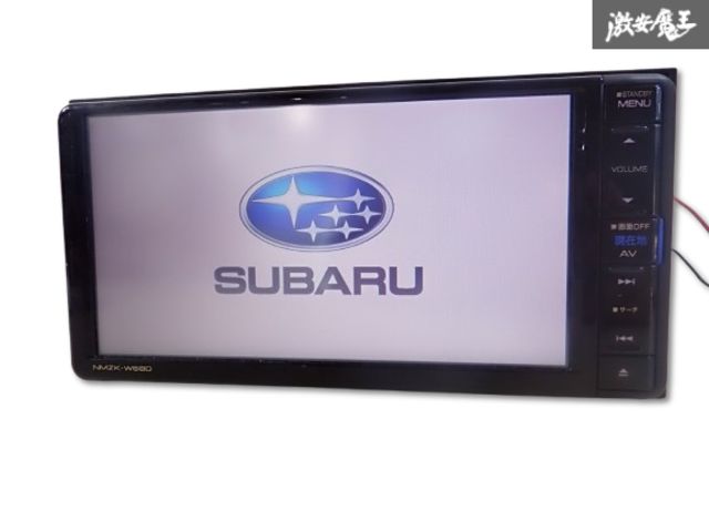 スバル 純正ナビ メモリーナビ NMZK-W68D 地デジ フルセグ 地図データ