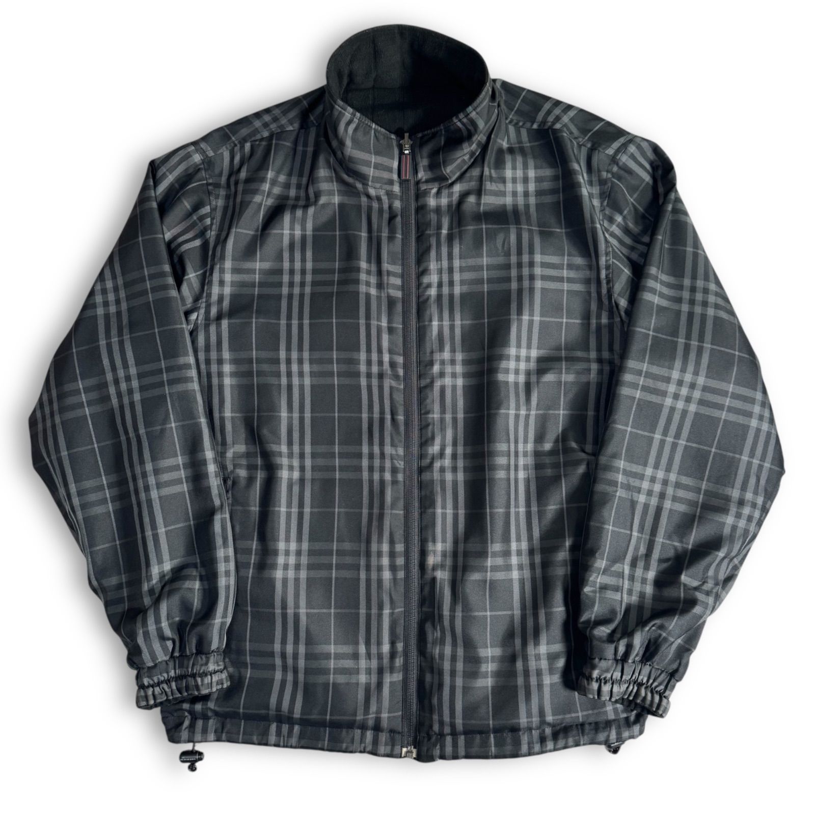 【リバーシブル】バーバリーゴルフ ジャケット ブルゾン ノバチェック XL相当 BURBERRY GOLF バーバリーゴルフ リバーシブル ブルゾン