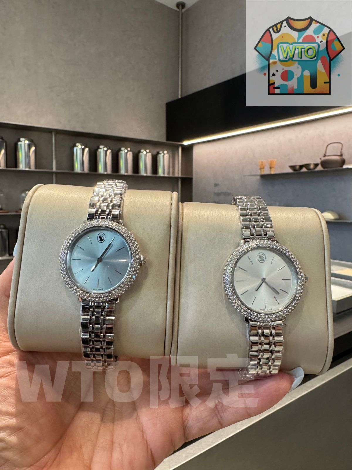今日WTO】Swarovski スワロフスキー サマーグロー レディース