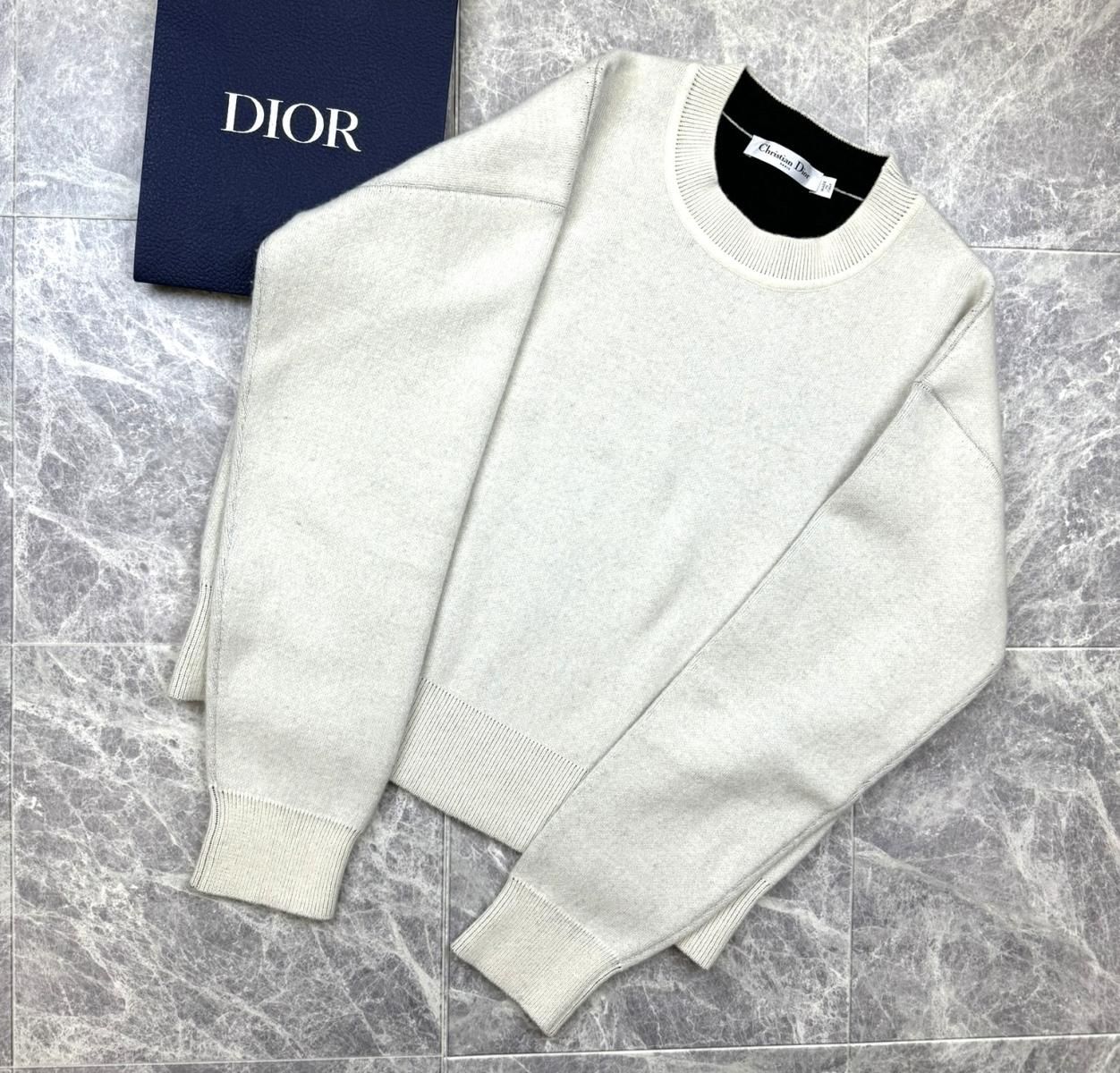ホワイト DIOR ディオールセーター ニット サイズ36