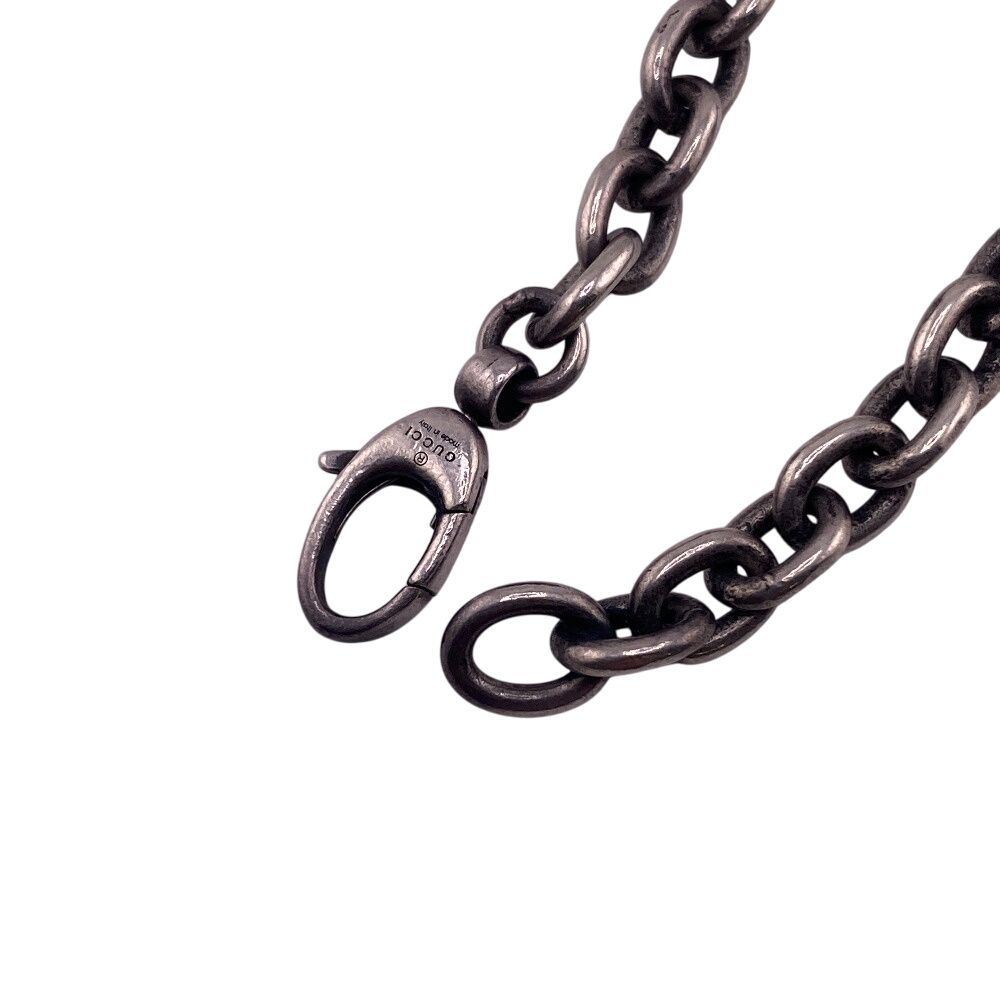 グッチ GUCCI ネックレス エボニー クロスモチーフ ブラック