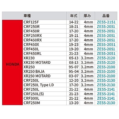 ジータ(ZETA) EDスキッドプレート アルミニウム SUPER XR250/BAJA[MD30