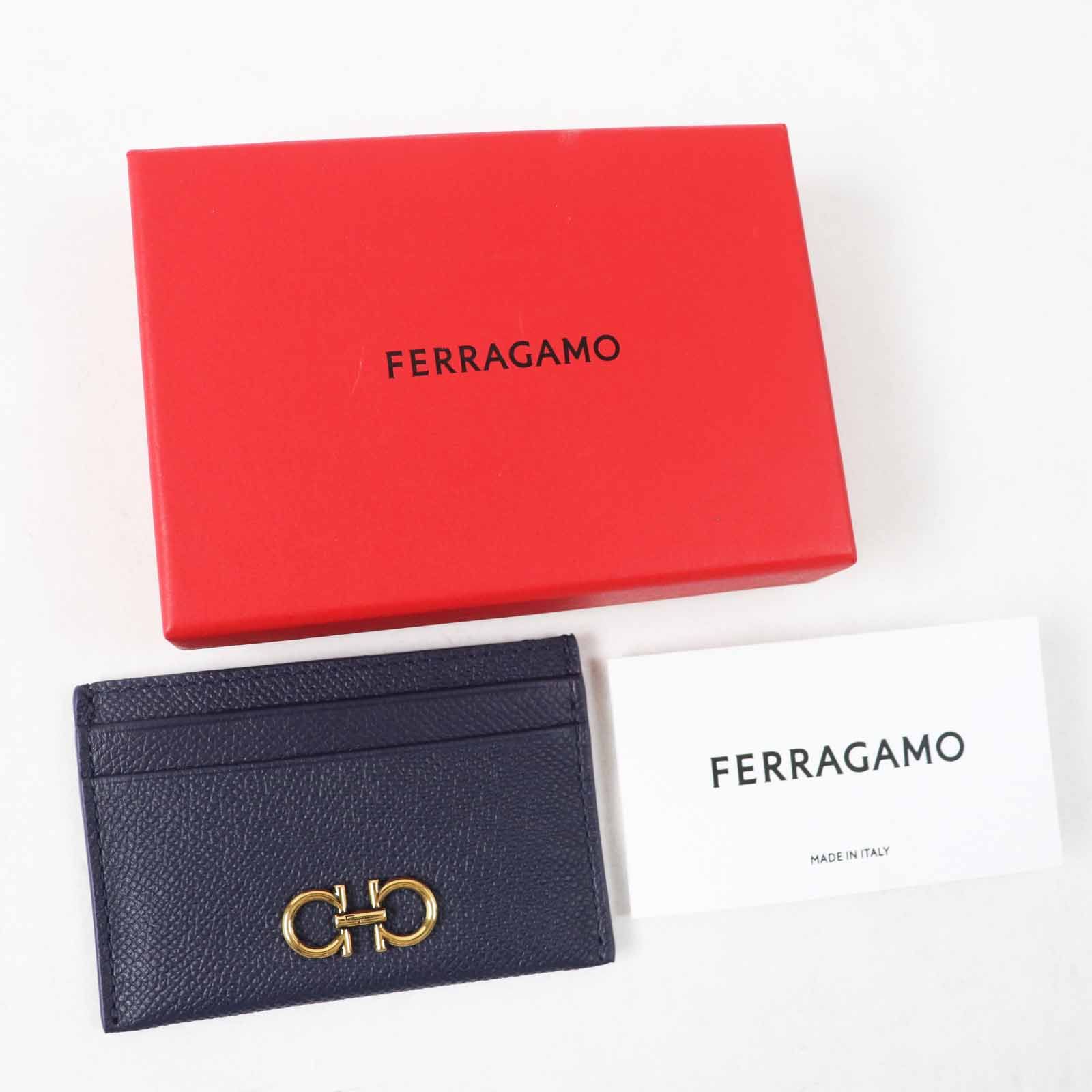 極美品✨サルヴァトーレフェラガモ ダブルガンチーニ ケース レザー 極美品◎Salvatore Ferragamo サルヴァトーレフェラガモ DP