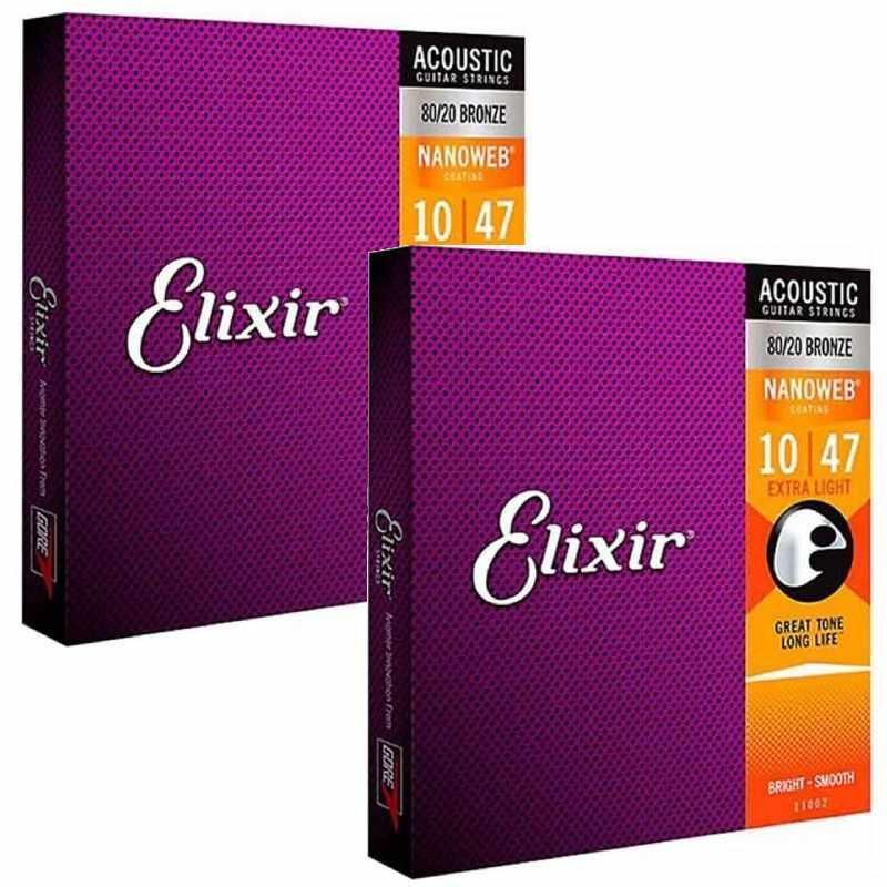 エリクサー Elixir アコースティックギター弦 ② Medium ACOUSTIC