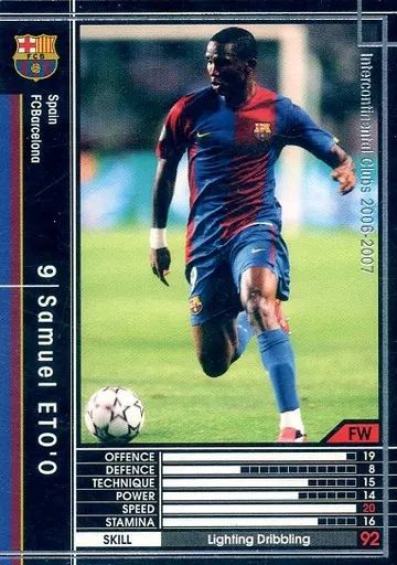 中古】WCCF 347/384[黒]：サミュエル・エトー - メルカリ