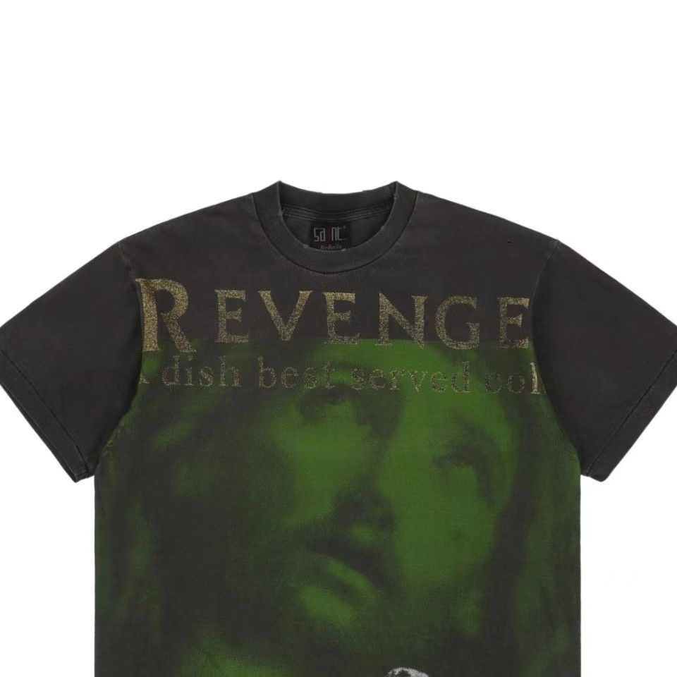 定価38500円 SAINT MICHAEL × BerBerJin 23SS BJ_SS TEE/REVENGE ベルベルジン コラボ  ヴィンテージ加工 Tシャツ セントマイケル SM-S23-0000-085 ブラック系 - メルカリ