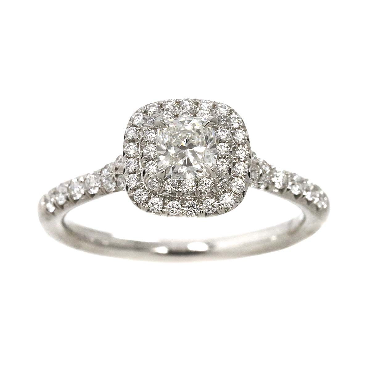★Tiffany&Co.★ ソレスト ダイヤリング 定価96.8万 ティファニー TIFFANY&CO. ソレスト 11号 リング ダイヤ 0.37ct
