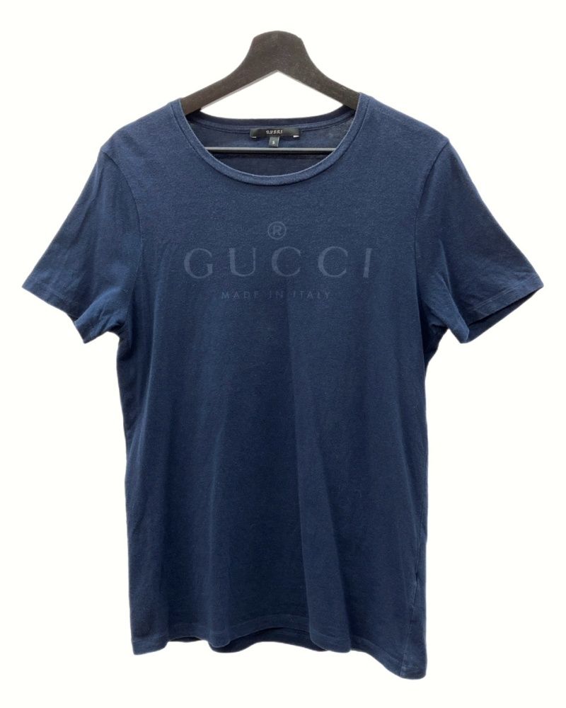 グッチ GUCCI PRINT LOGO T-Shirt プリント ロゴ Tシャツ フロント