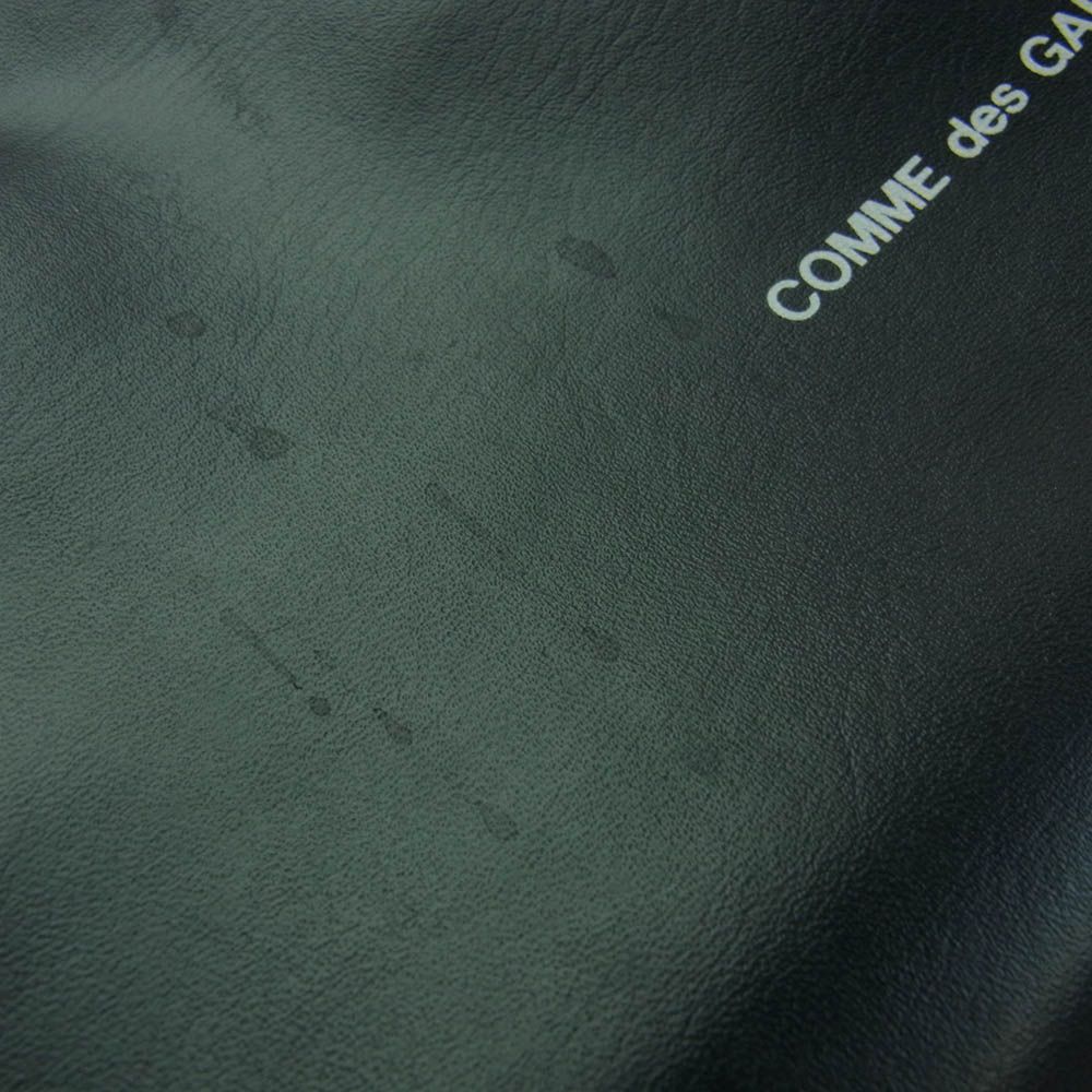 ☪ COMME des GARCONS コムデギャルソン GI-K202 テキスト ロゴマディソン バッグ フェイクレザー ハンドバッグ
