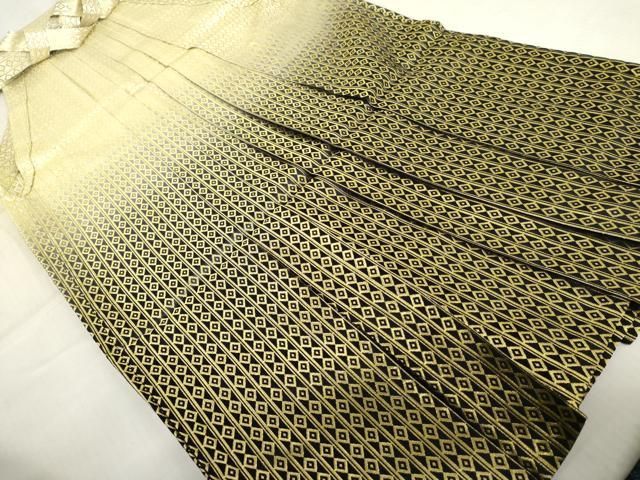 平和屋着物男性　行燈袴　金襴袴　菱間道　金糸　AAAP6947cs