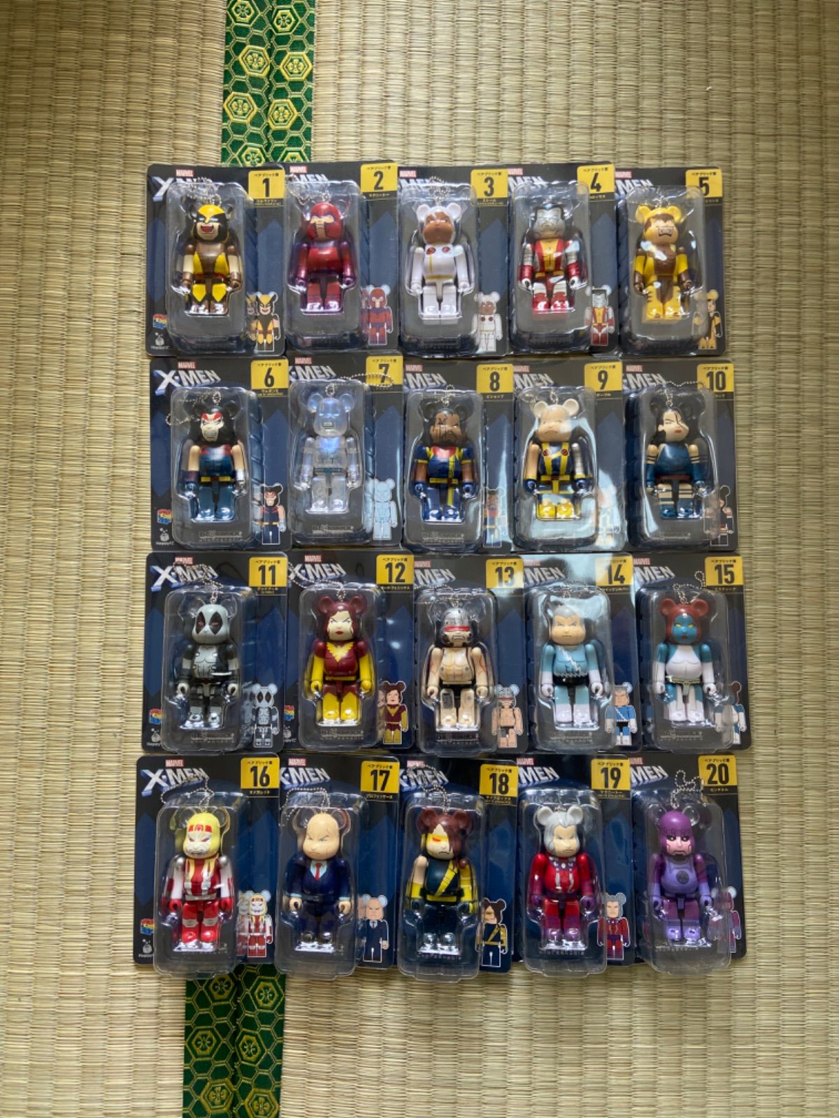 X-MEN ベアブリック賞 20種類コンプセット】 MARVEL ハッピー
