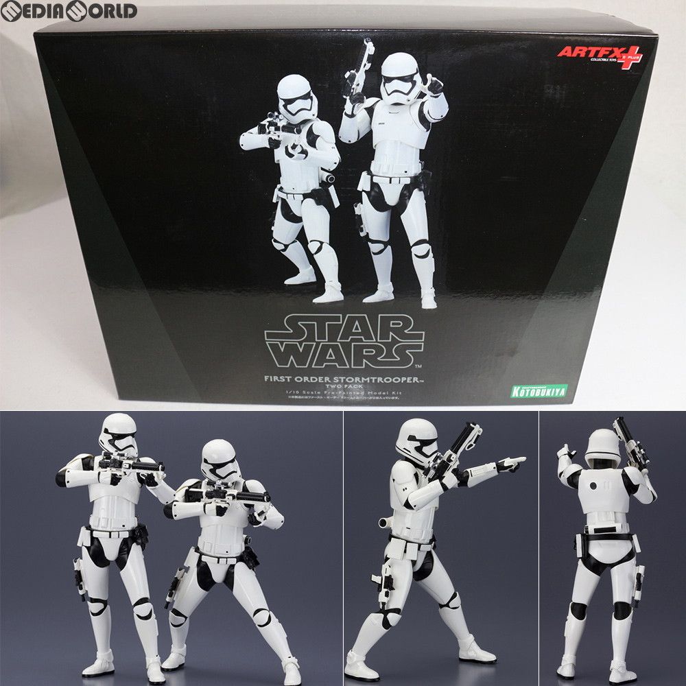 TROUPER - ARTFX+ ファースト・オーダー ストームトルーパー 2パック STAR WARS(スター・ウォーズ)/フォースの覚醒 1/10 簡易組立キット フィギュア(SW107) コトブキヤ ARTFX+ ファースト・オーダー ストームトルーパー 2パック STAR