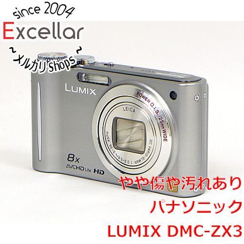 bn:18] Panasonic LUMIX DMC-ZX3-S シルバー/1410万画素 液晶