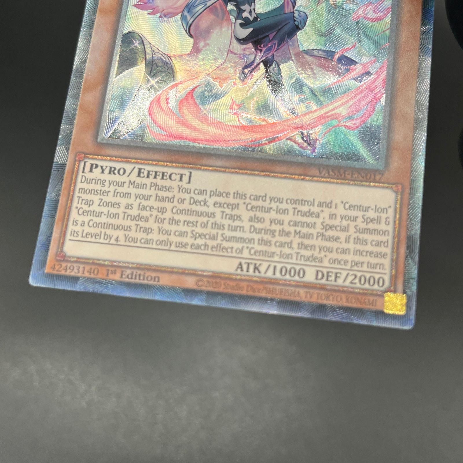 【EU版】遊戯王 従騎士トゥルーデア コレクターズ 英語 英語版 1st 遊戯王 従騎士トゥルーデア/コレクターズレア/英語/1st/EU版 A