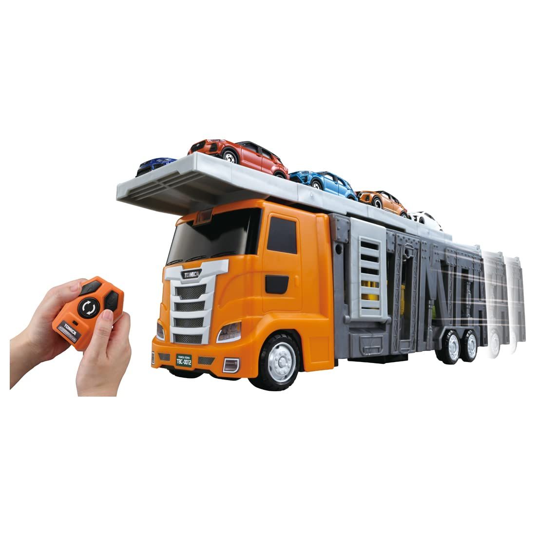 タカラトミー TAKARA TOMY トミカ 大回転発車! リモコンビッグキャリアカー ミニカー 車 おもちゃ 3歳以上 箱入り 玩具安全基準合格 STマーク認証 TOMICA 単品