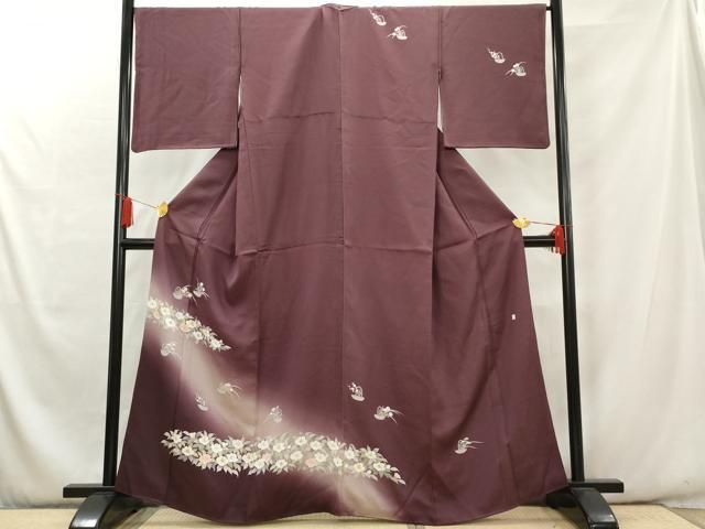 平和屋着物□訪問着 作家物 飾花文 暈し染め 金彩 正絹 逸品  