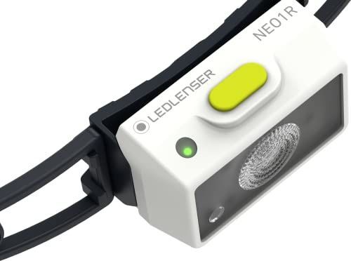 特価商品】LEDヘッドライト NEO1R White/Lime 充電式 超軽量 39g